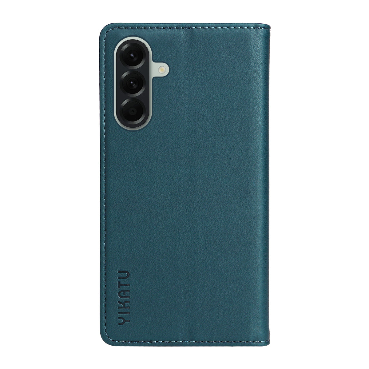 For Samsung Galaxy A57 5G Phone Cases YIKATU Magnetic Closure PU Leather Mobile Cover - Green
