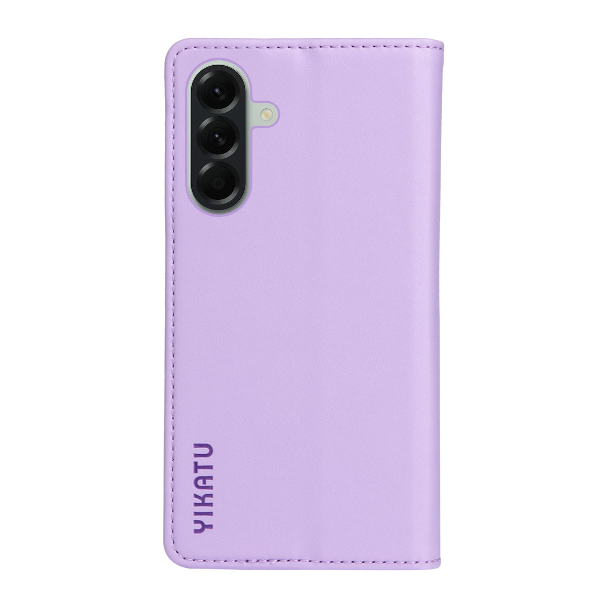 For Samsung Galaxy A57 5G Phone Cases YIKATU Magnetic Closure PU Leather Mobile Cover -  Light Purple