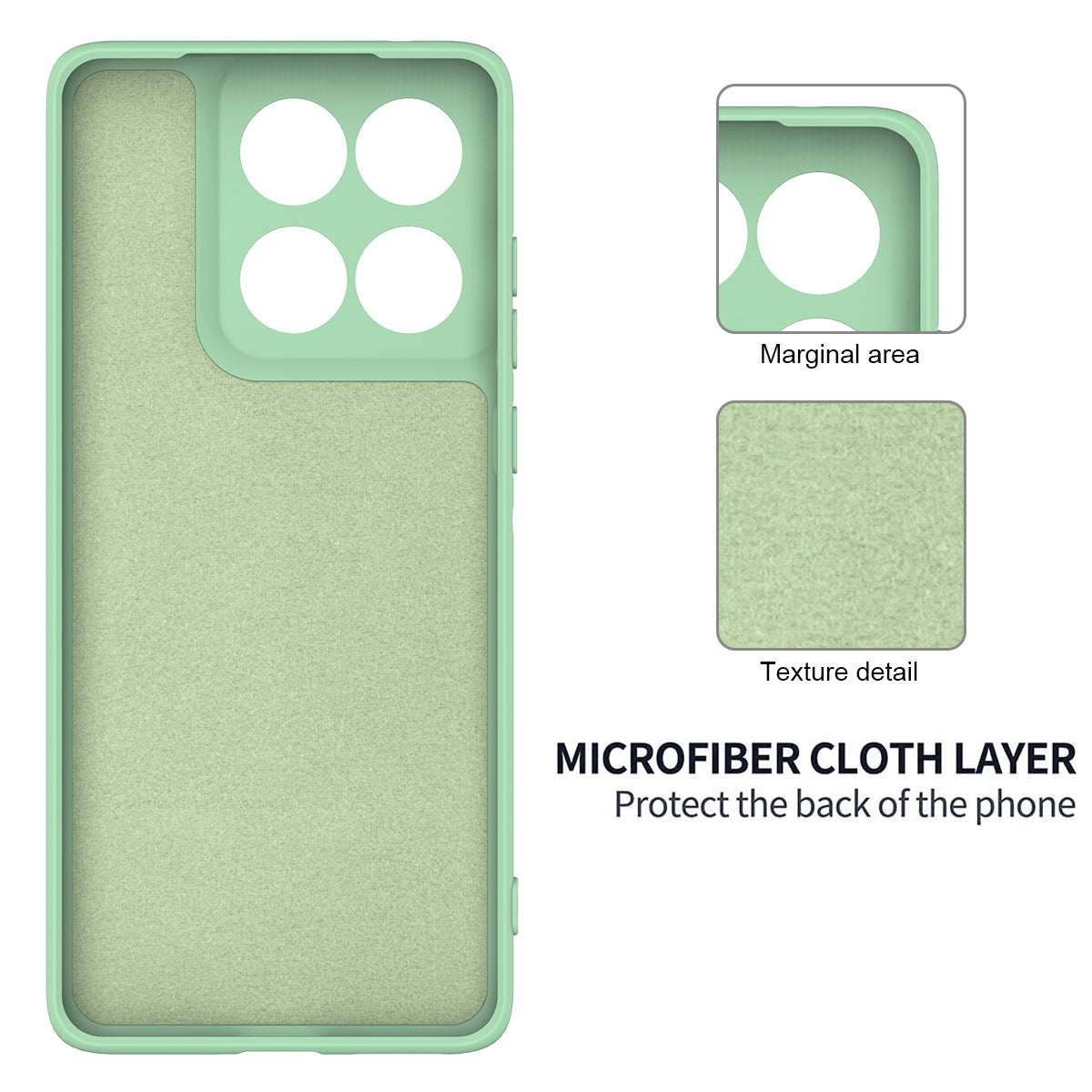 For Motorola Moto G57 Power 5G / Motorola Moto G100s 5G / Motorola Moto G100 5G (2025) / Motorola Moto G57 5G Liquid Silicone Case Phone Back Cover with Hand Strap - Green