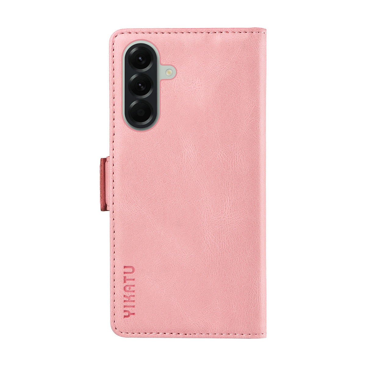 For Samsung Galaxy A57 5G Leather Case YIKATU YK-005 Skin-touch Feeling Wallet Phone Cover - Pink