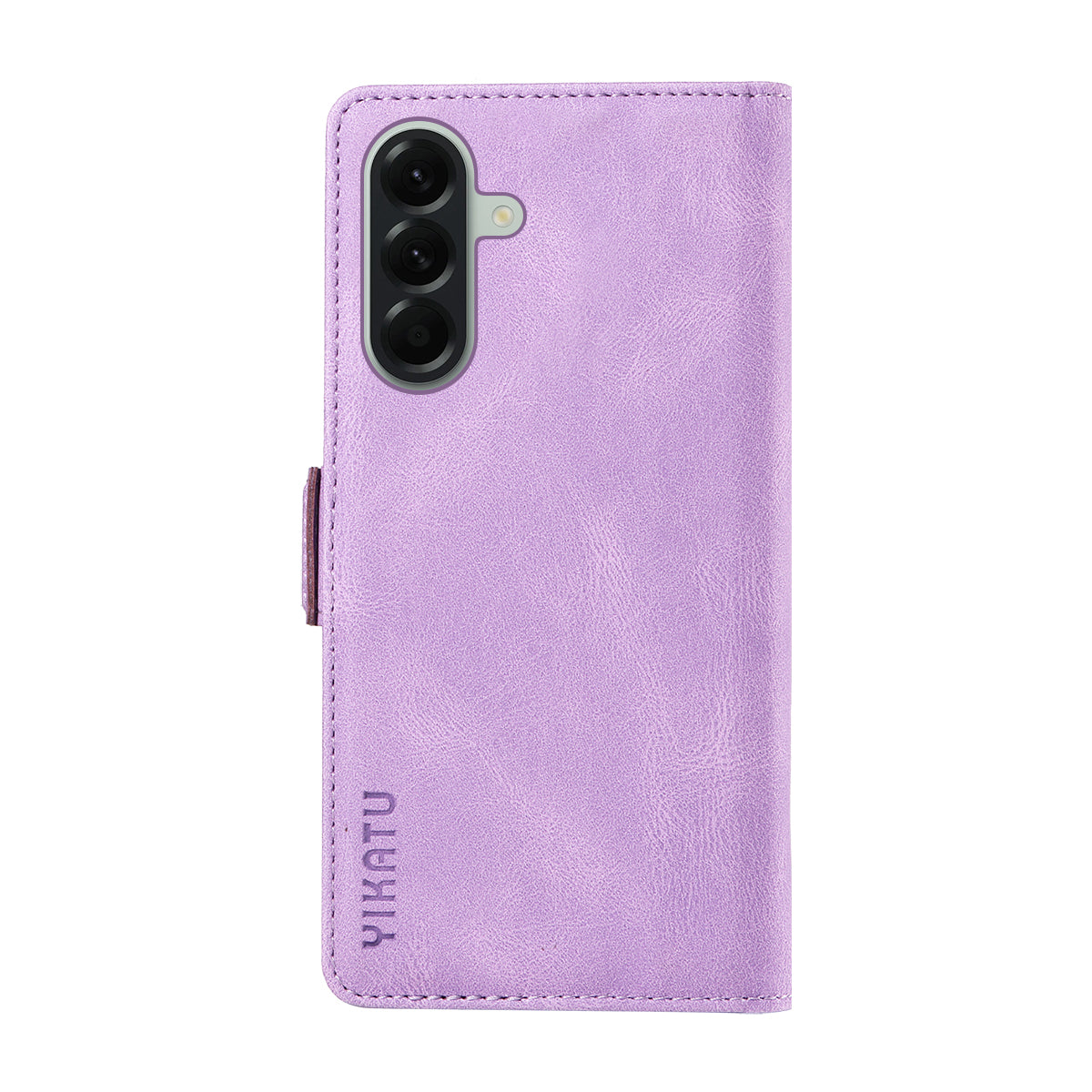 For Samsung Galaxy A57 5G Leather Case YIKATU YK-005 Skin-touch Feeling Wallet Phone Cover - Purple