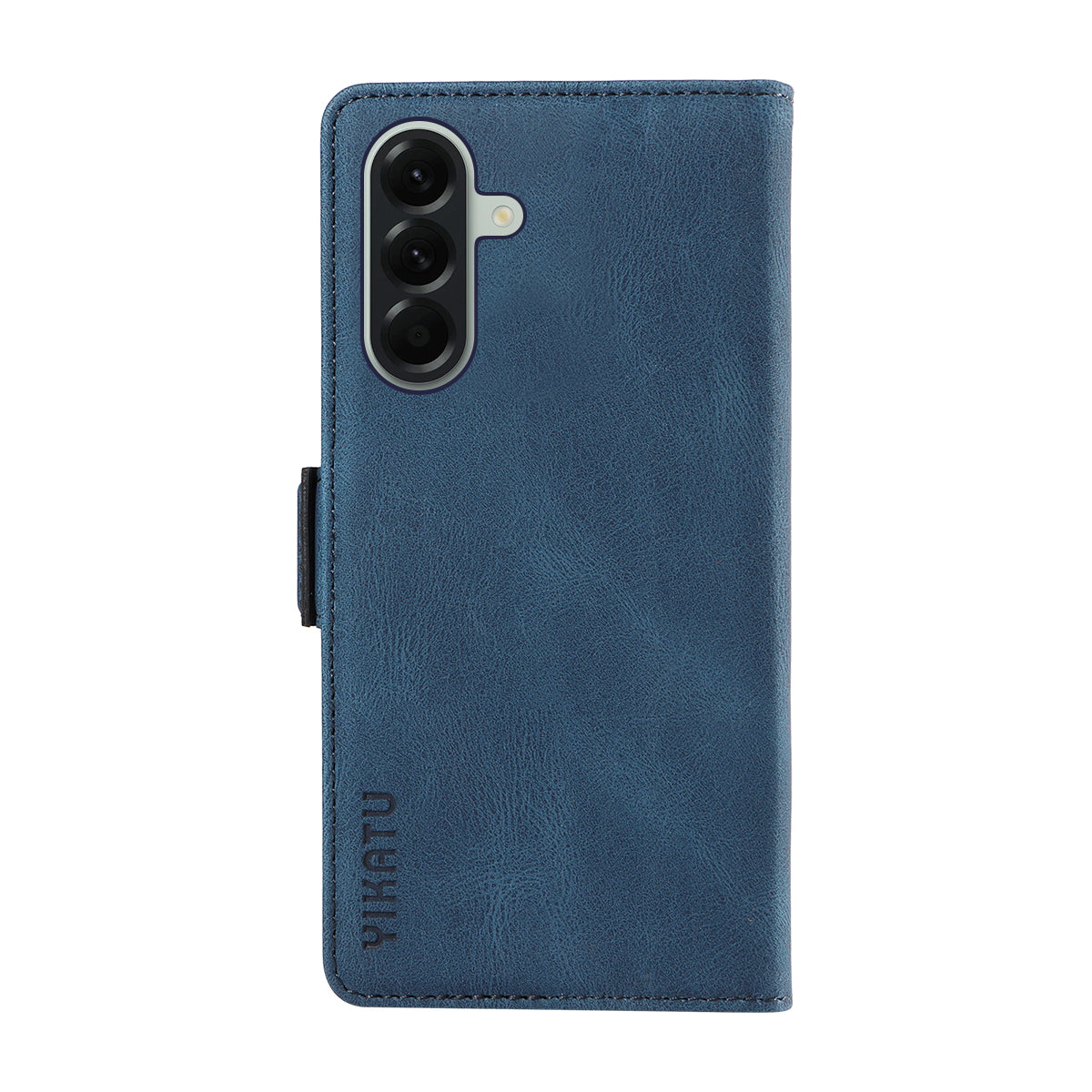 For Samsung Galaxy A57 5G Leather Case YIKATU YK-005 Skin-touch Feeling Wallet Phone Cover - Blue