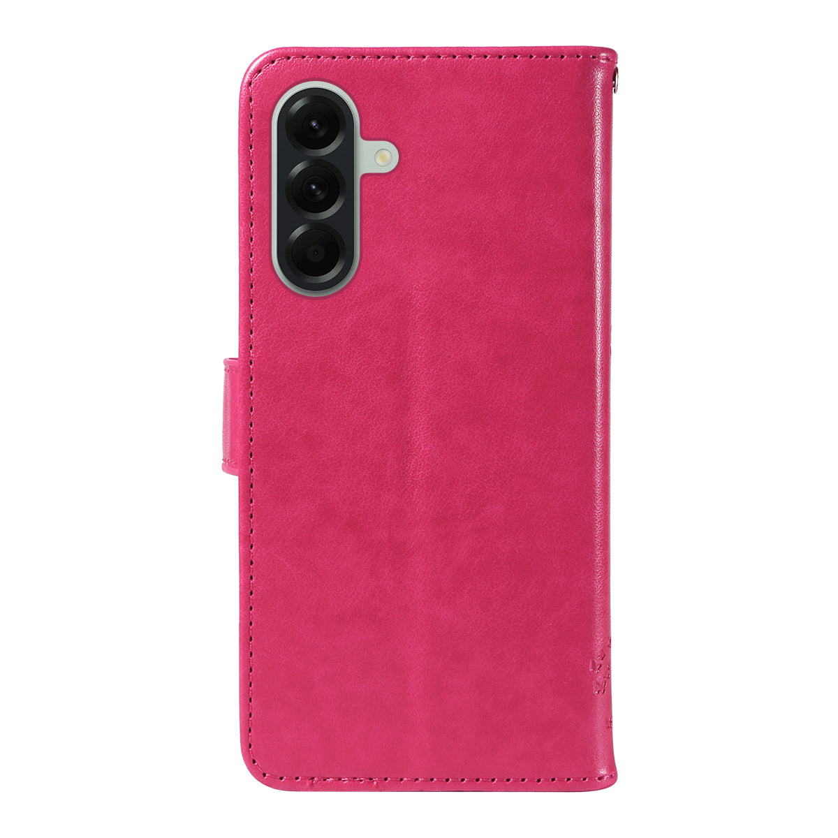 For Samsung Galaxy A57 5G Phone Case with Stand Cat Tree Pattern Leather Wallet Mobile Cover - Rose