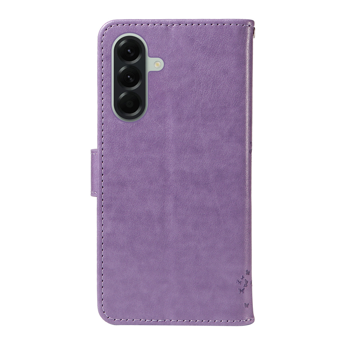 For Samsung Galaxy A57 5G Phone Case with Stand Cat Tree Pattern Leather Wallet Mobile Cover -  Light Purple