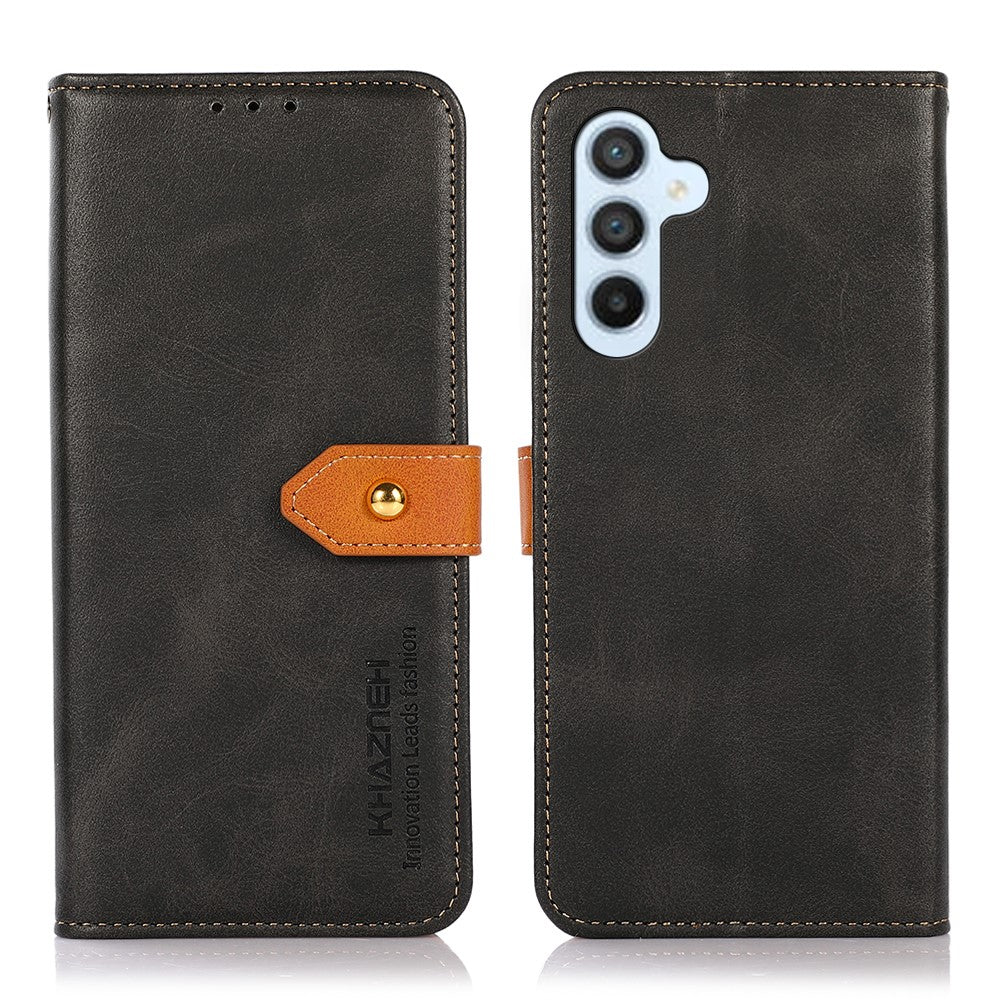 KHAZNEH For Samsung Galaxy A57 5G Wallet Phone Case Stand Leather Flip Cover - Black