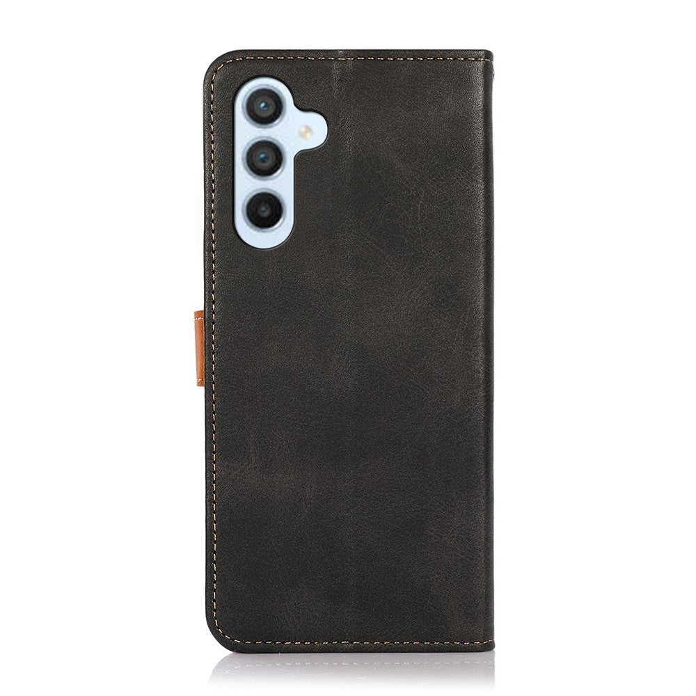 KHAZNEH For Samsung Galaxy A57 5G Wallet Phone Case Stand Leather Flip Cover - Black