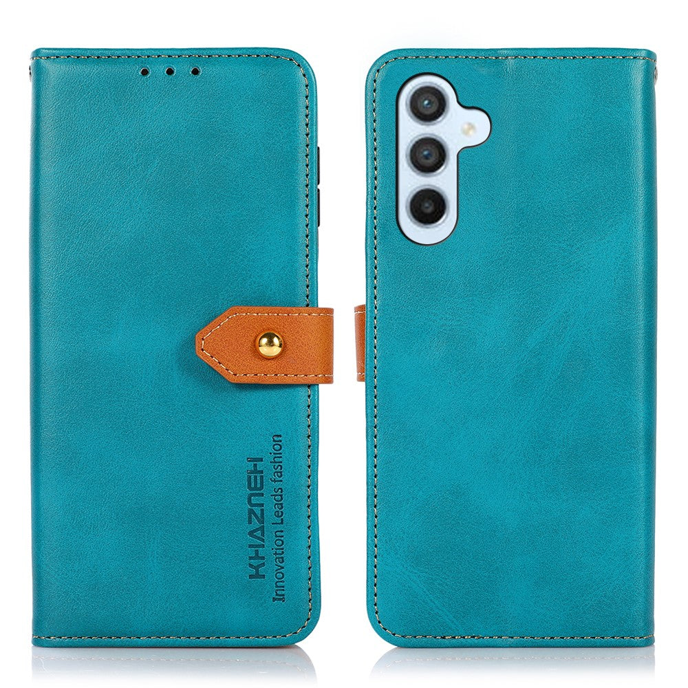 KHAZNEH For Samsung Galaxy A57 5G Wallet Phone Case Stand Leather Flip Cover - Blue
