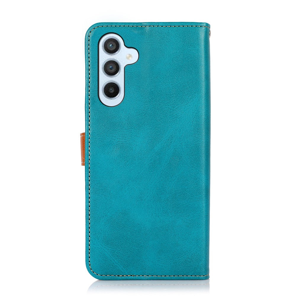 KHAZNEH For Samsung Galaxy A57 5G Wallet Phone Case Stand Leather Flip Cover - Blue