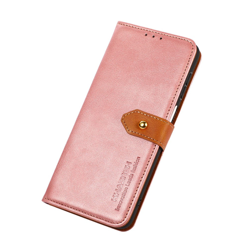 KHAZNEH For Samsung Galaxy A57 5G Wallet Phone Case Stand Leather Flip Cover - Rose Gold