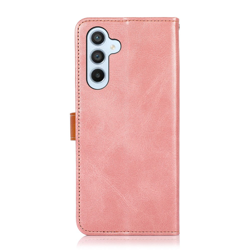 KHAZNEH For Samsung Galaxy A57 5G Wallet Phone Case Stand Leather Flip Cover - Rose Gold