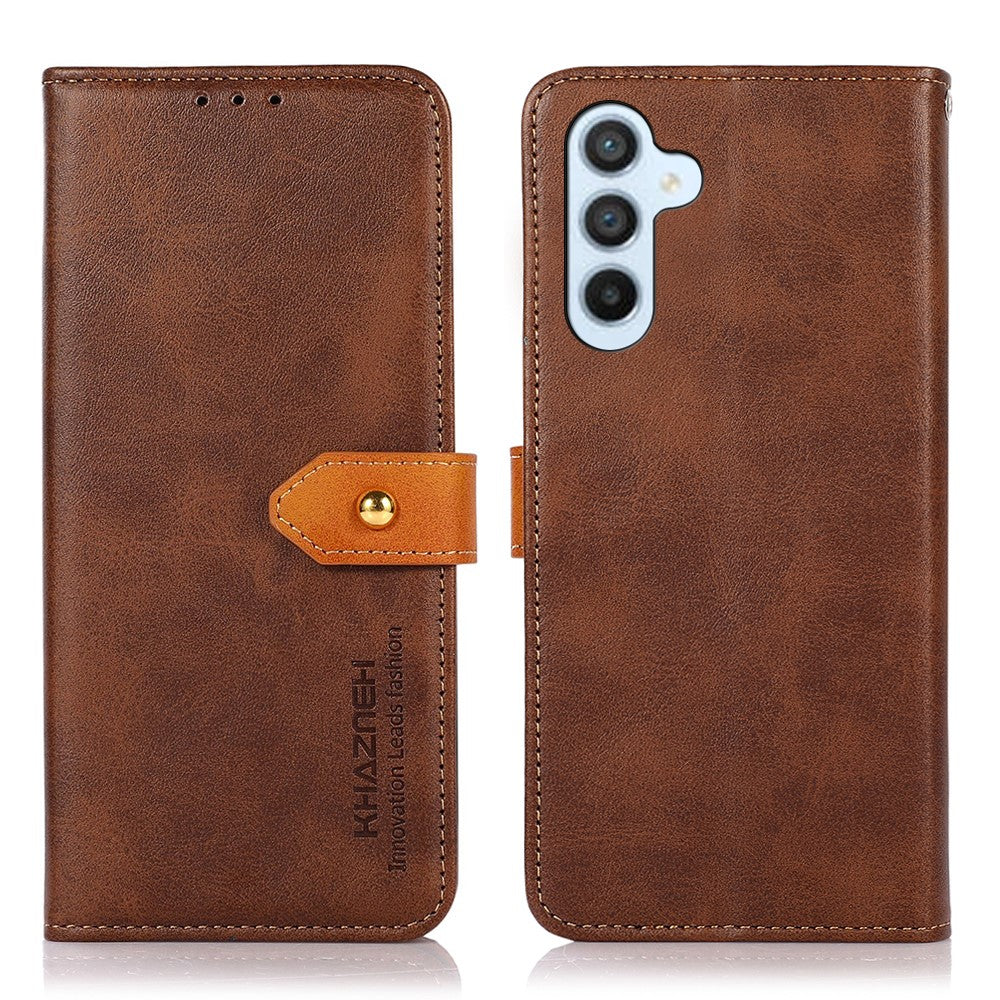 KHAZNEH For Samsung Galaxy A57 5G Wallet Phone Case Stand Leather Flip Cover - Brown
