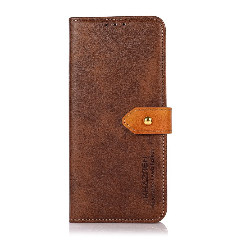 KHAZNEH For Samsung Galaxy A57 5G Wallet Phone Case Stand Leather Flip Cover - Brown
