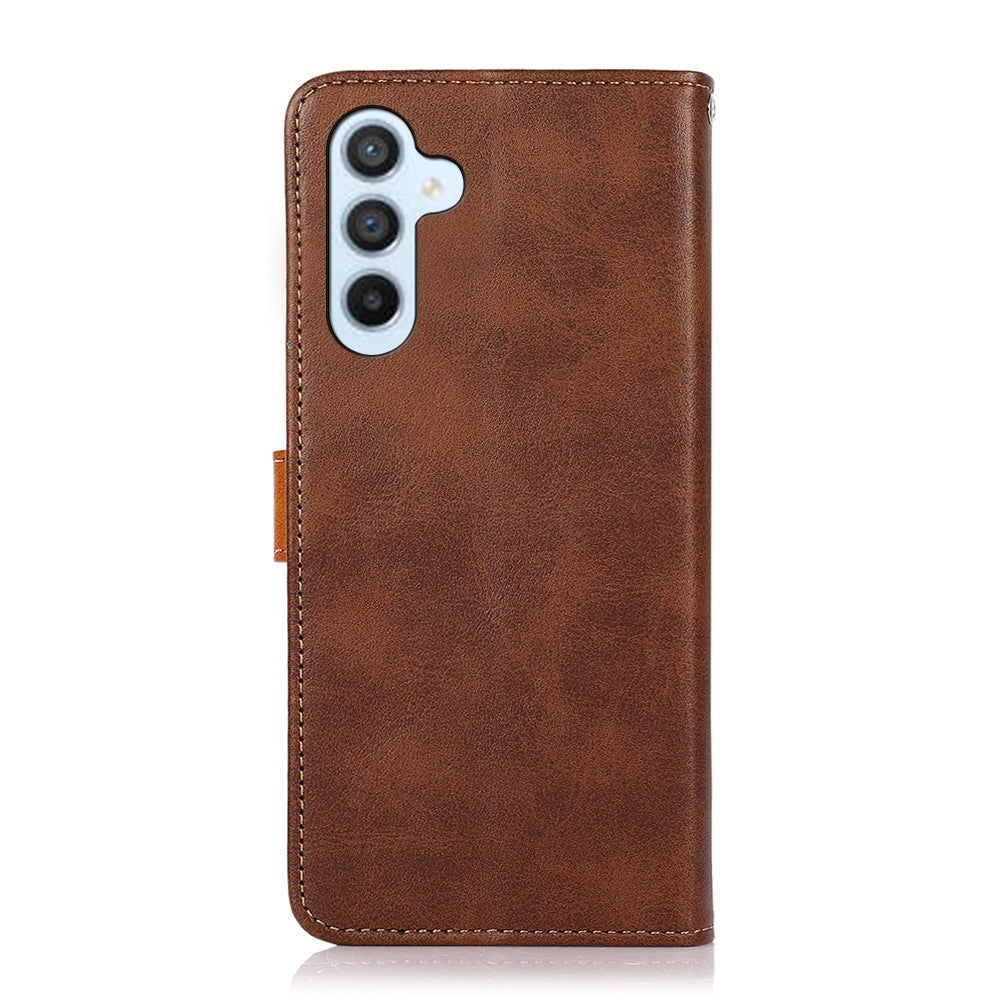 KHAZNEH For Samsung Galaxy A57 5G Wallet Phone Case Stand Leather Flip Cover - Brown