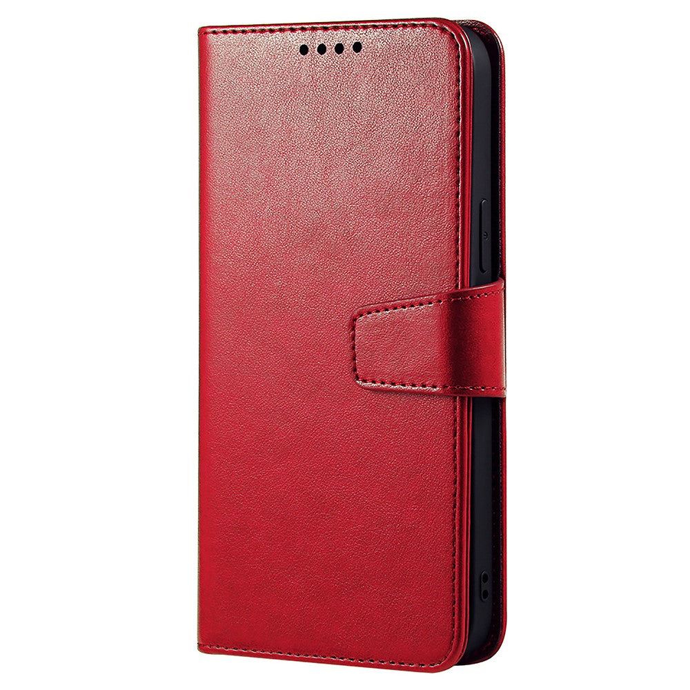 For Samsung Galaxy A57 5G Case Stand Card Holder Wallet Leather Phone Cover - Red