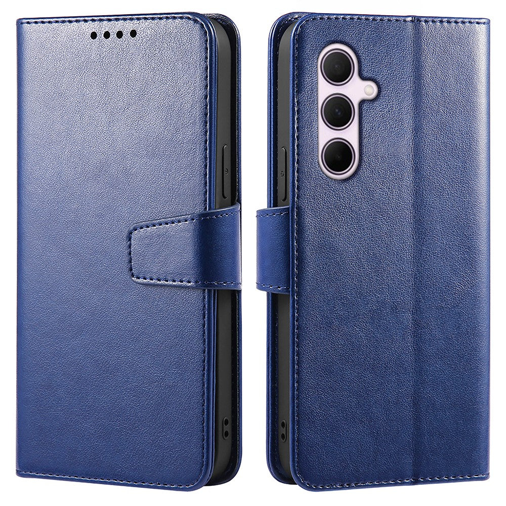 For Samsung Galaxy A57 5G Case Stand Card Holder Wallet Leather Phone Cover - Blue