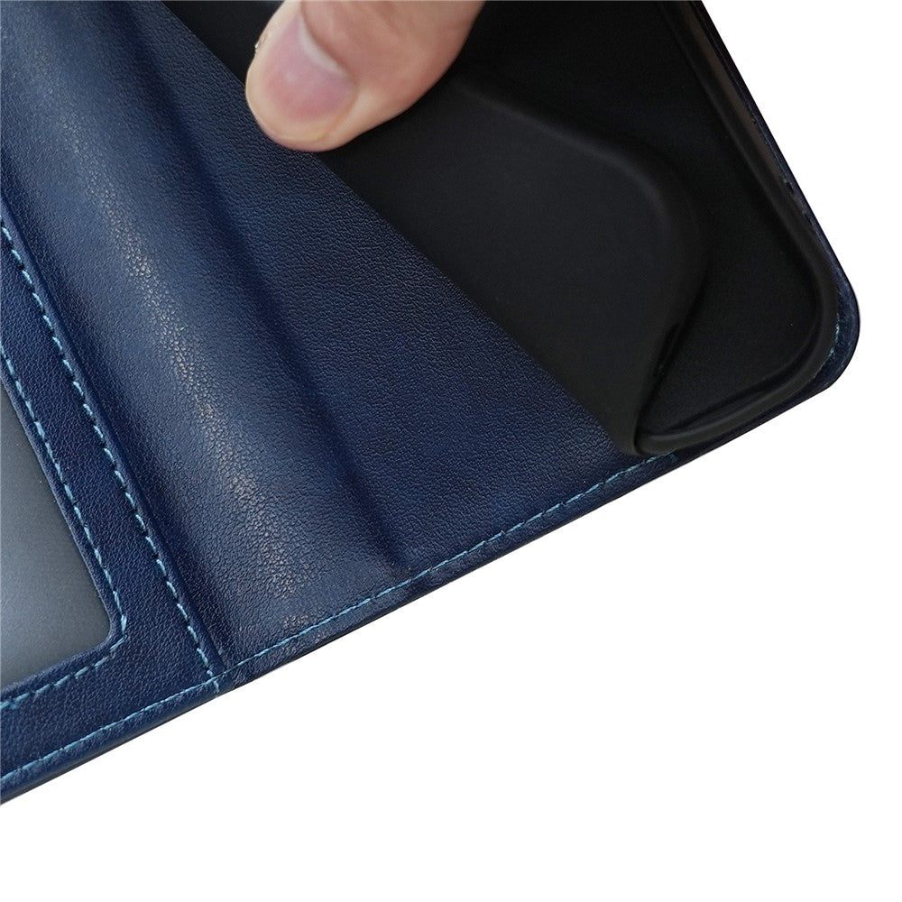 For Samsung Galaxy A57 5G Case Stand Card Holder Wallet Leather Phone Cover - Blue