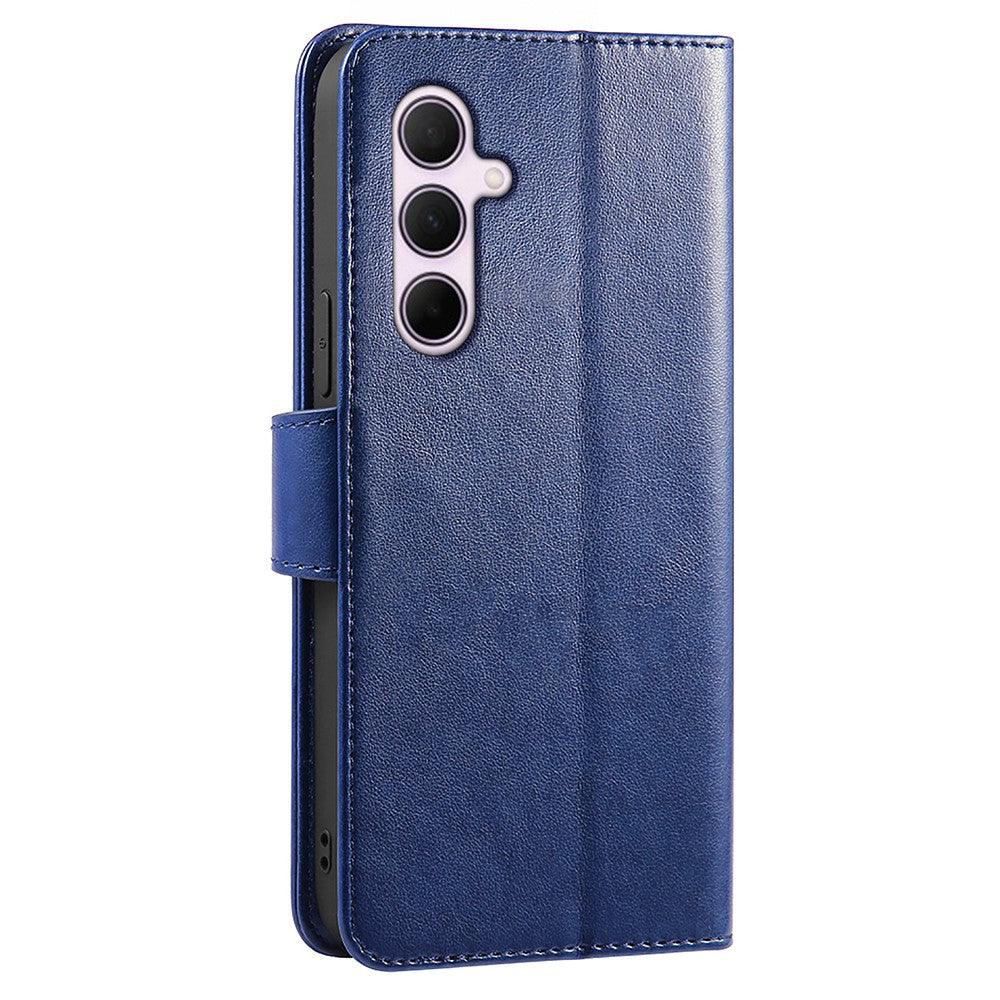 For Samsung Galaxy A57 5G Case Stand Card Holder Wallet Leather Phone Cover - Blue