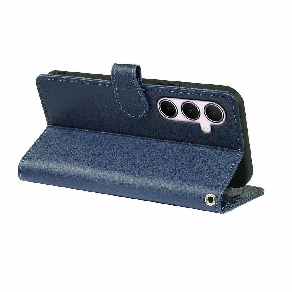 For Samsung Galaxy A57 5G Case with 9 Card Slots PU Leather Stand Phone Cover - Blue
