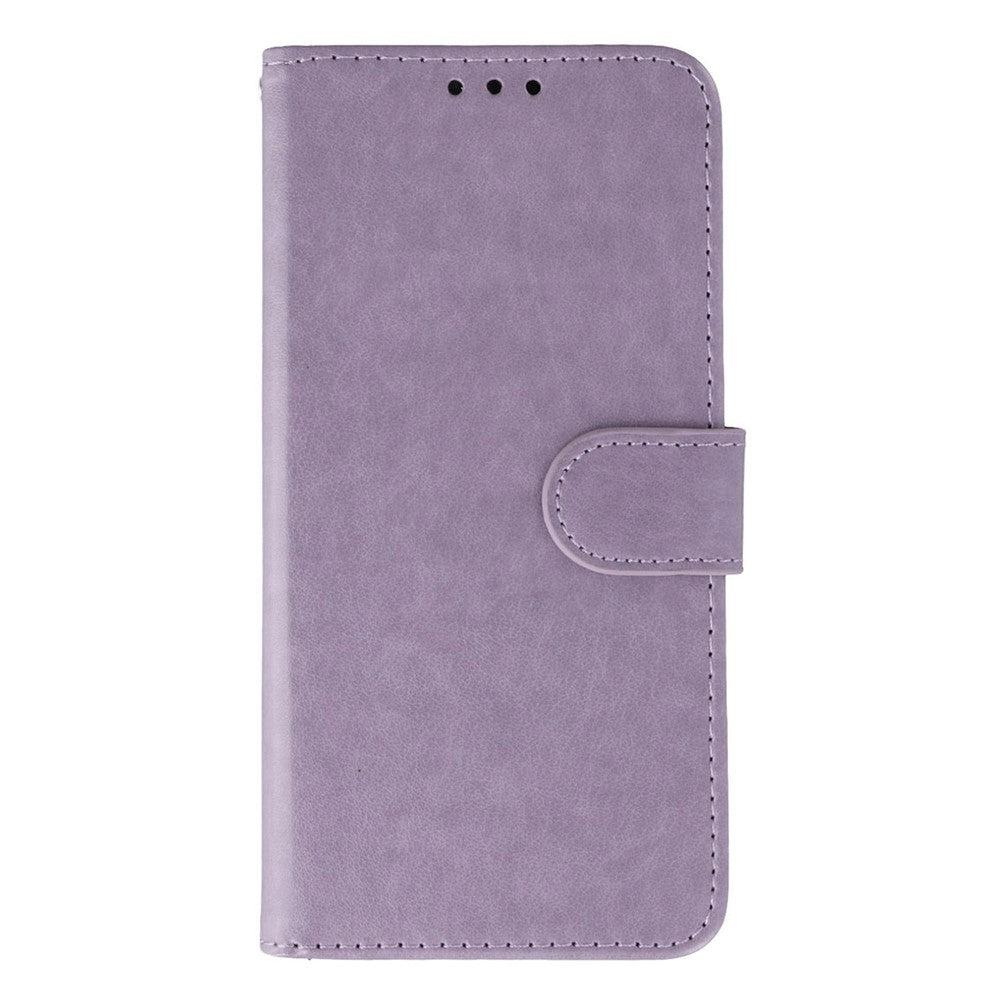 For Samsung Galaxy A57 5G Case PU Leather Flip Wallet Phone Cover with Strap - Purple