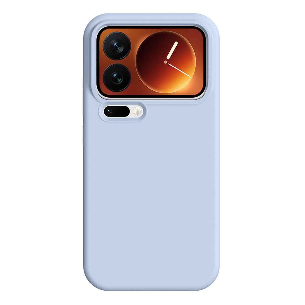 For Xiaomi 17 Pro Magnetic Case Skin-friendly Liquid Silicone + PC Phone Cover - Baby Blue