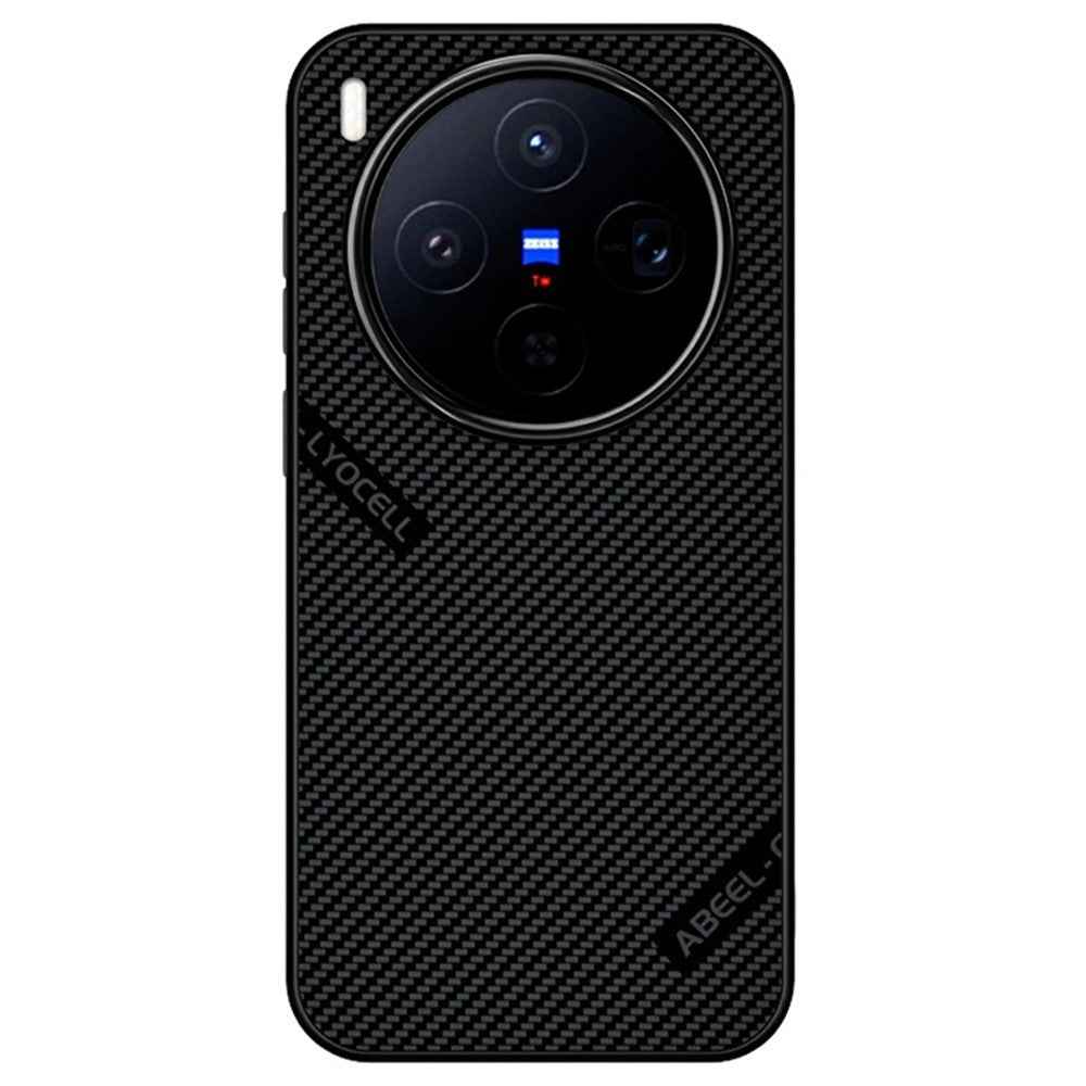 ABEEL CF-Lyocell Series For vivo X300 5G Magnetic Case Microfiber + PC + E-TPU Phone Cover - No.1