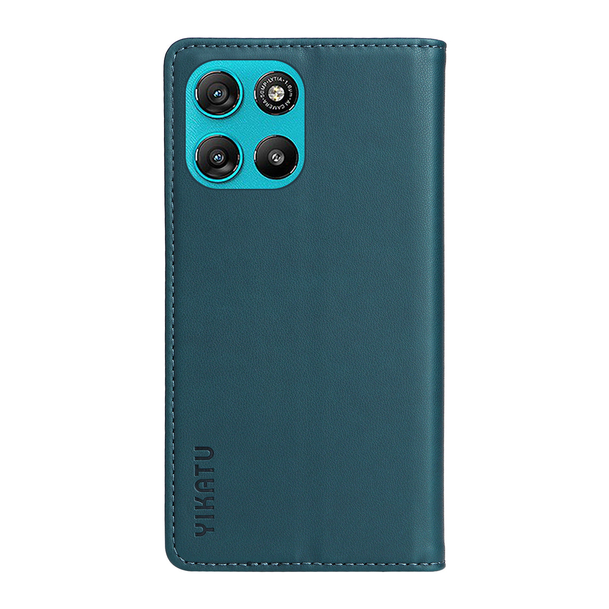 For Motorola Moto G57 Power 5G / Motorola Moto G100 5G (2025) / Motorola Moto G67 Power 5G Phone Cases YIKATU Magnetic Closure PU Leather Mobile Cover - Green