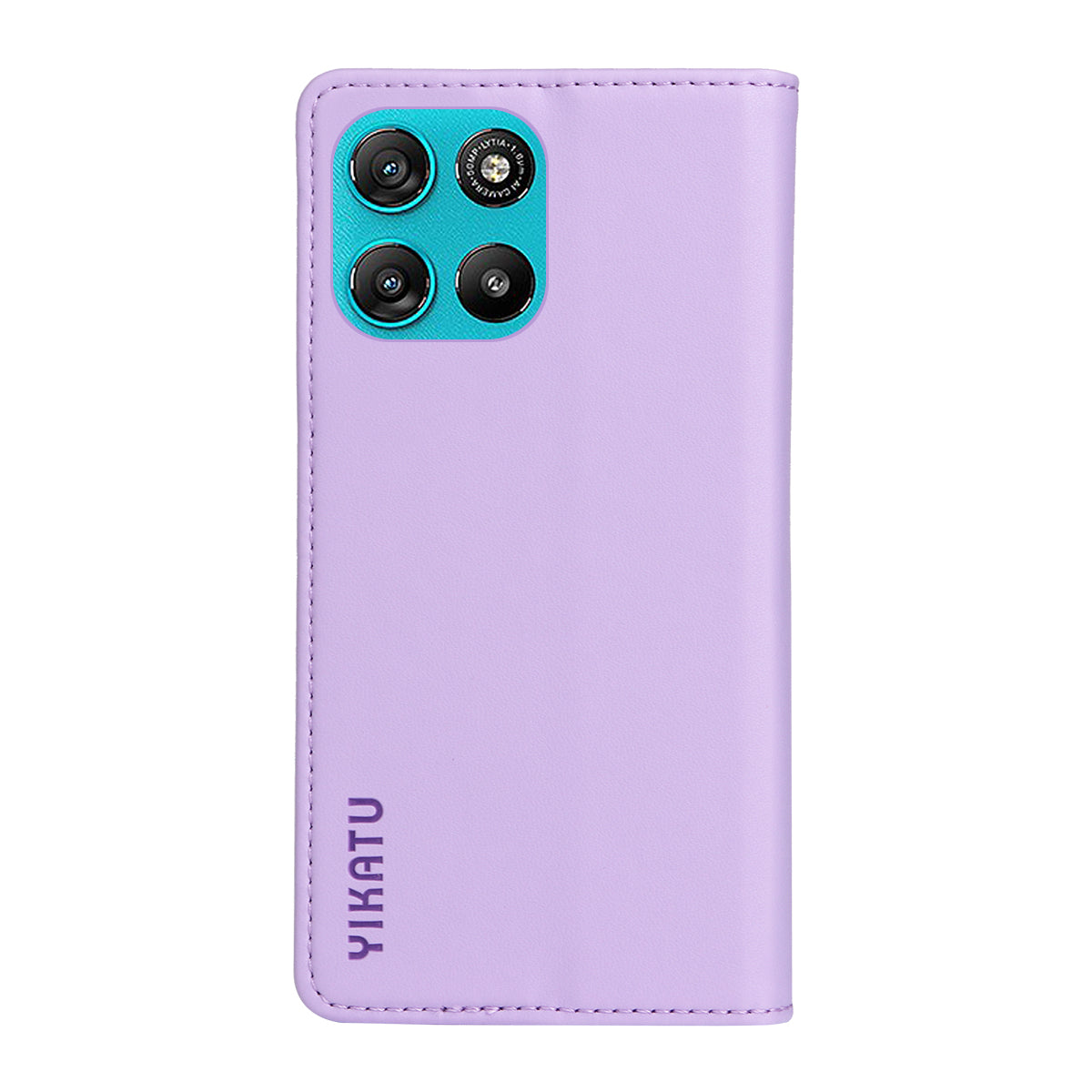 For Motorola Moto G57 Power 5G / Motorola Moto G100 5G (2025) / Motorola Moto G67 Power 5G Phone Cases YIKATU Magnetic Closure PU Leather Mobile Cover -  Light Purple