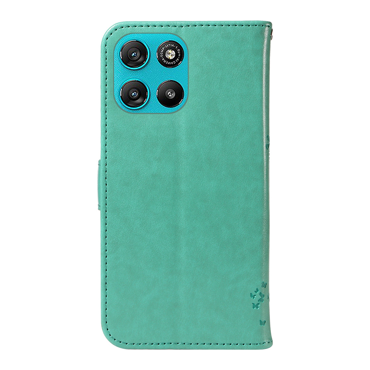 For Motorola Moto G57 Power 5G / Motorola Moto G100 5G (2025) / Motorola Moto G67 Power 5G Phone Case with Stand Cat Tree Pattern Leather Wallet Mobile Cover - Green