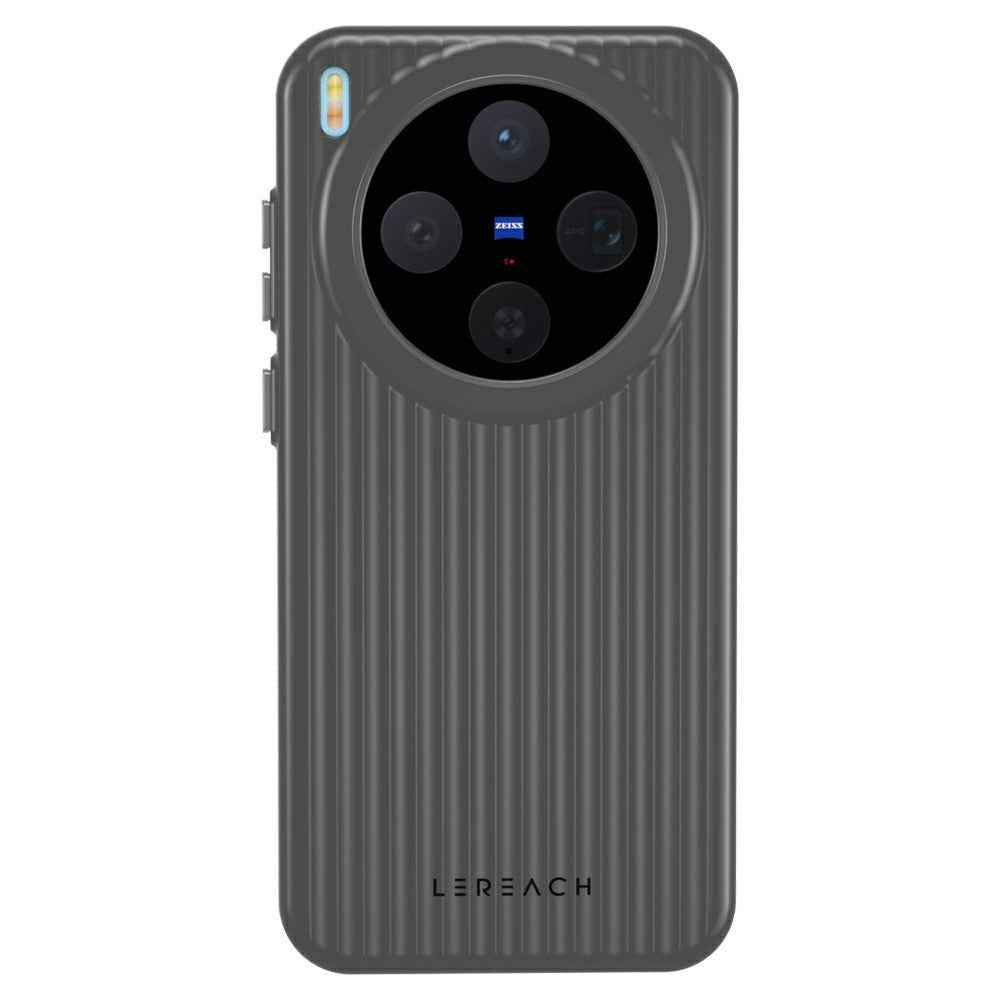 LEREACH TOC Series for vivo X300 5G Case Flowing Grid PC Phone -  Black