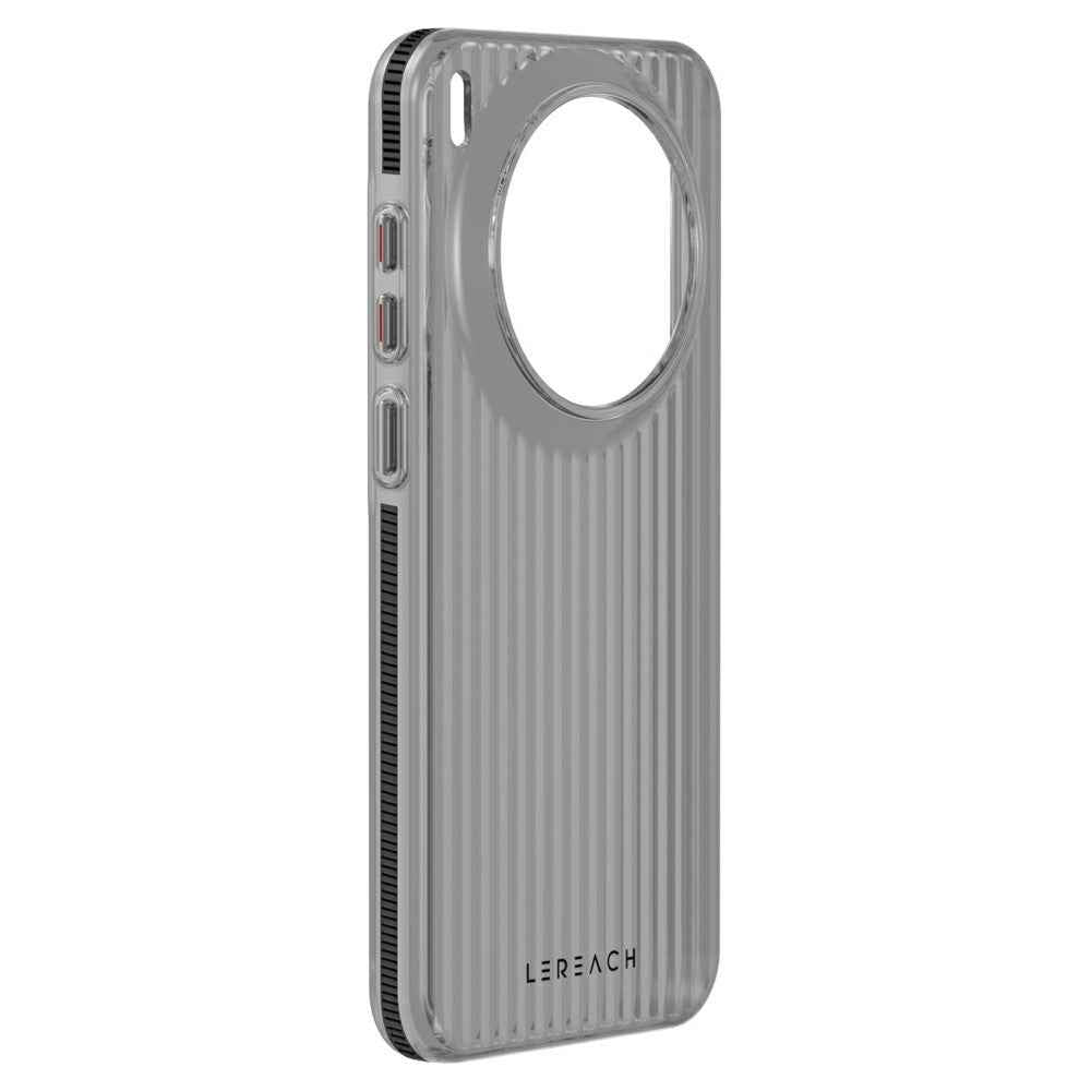 LEREACH TOC Series for vivo X300 5G Case Flowing Grid PC Phone -  Black