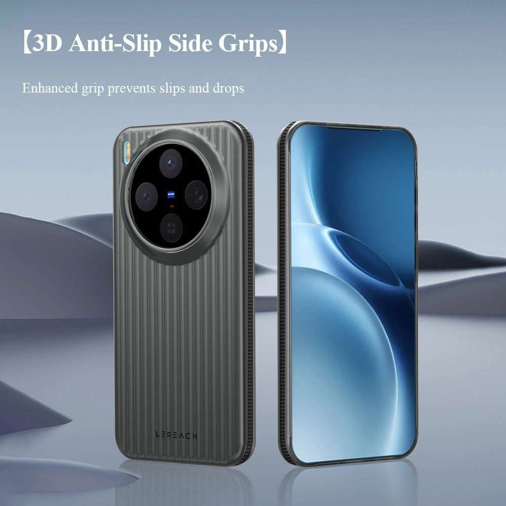 LEREACH TOC Series for vivo X300 5G Case Flowing Grid PC Phone -  White