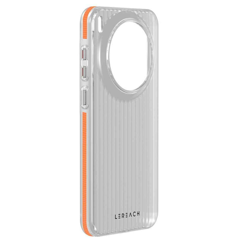 LEREACH TOC Series for vivo X300 5G Case Flowing Grid PC Phone -  Orange