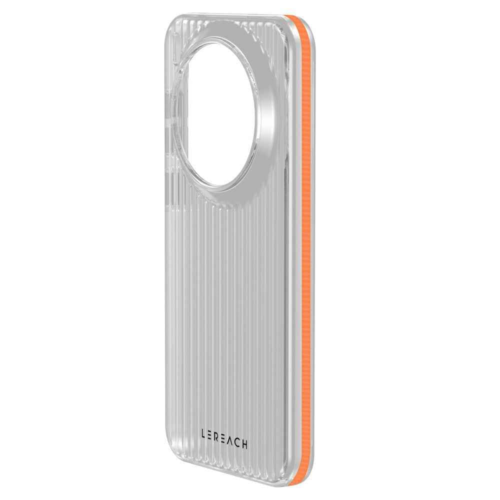 LEREACH TOC Series for vivo X300 5G Case Flowing Grid PC Phone -  Orange