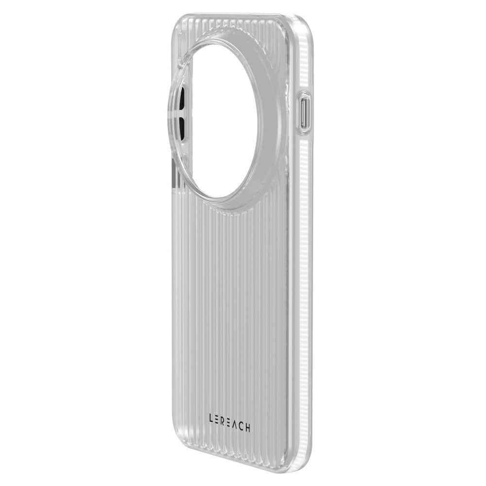 LEREACH TOC Series for vivo X300 Pro 5G Case Flowing Grid PC Phone Cover - White