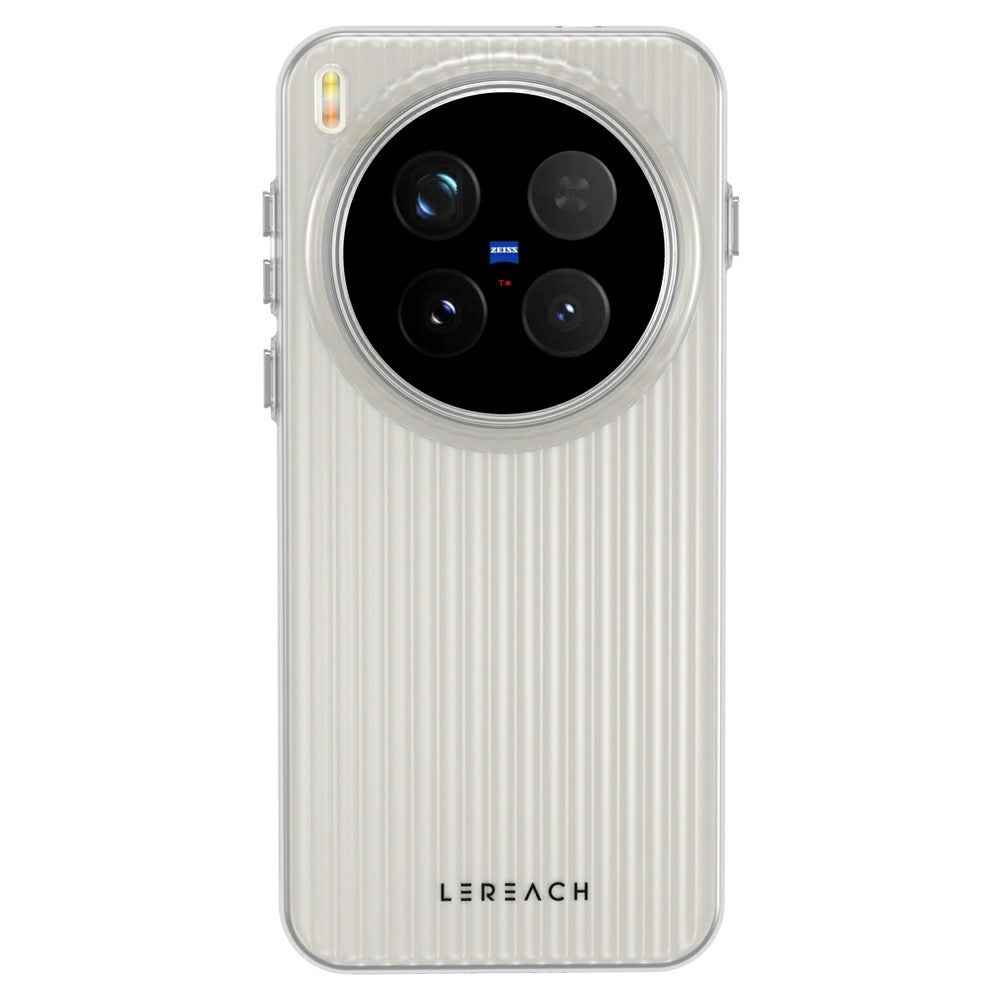 LEREACH TOC Series for vivo X300 Pro 5G Case Flowing Grid PC Phone Cover - Orange