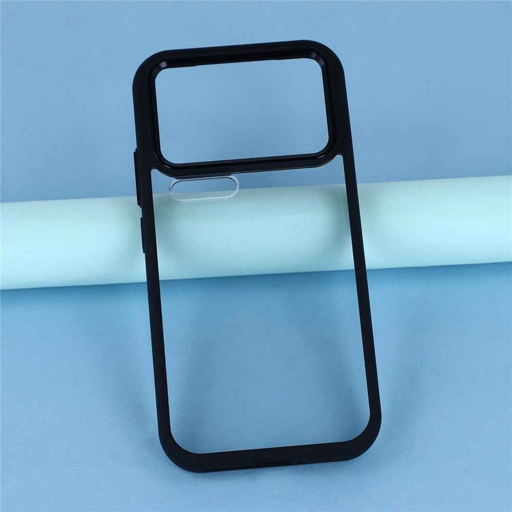 For Xiaomi 17 Pro Case Anti-Drop TPU + PC Clear Phone Back Cover - Black
