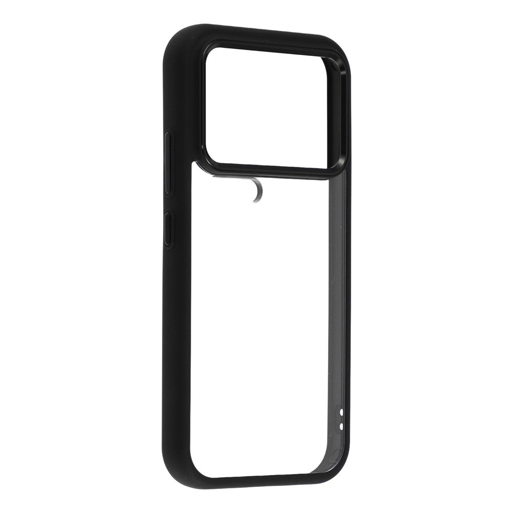 For Xiaomi 17 Pro Max Case Anti-Drop TPU + PC Clear Phone Back Cover - Black