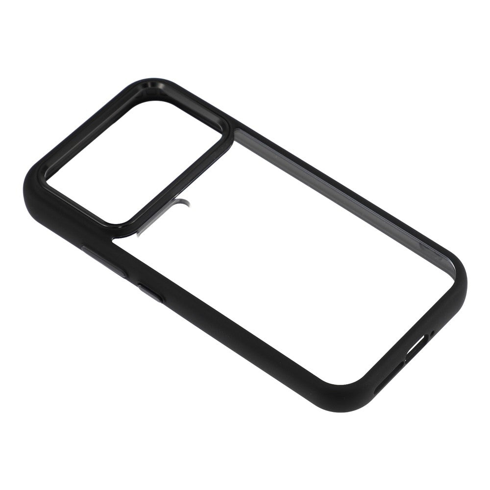 For Xiaomi 17 Pro Max Case Anti-Drop TPU + PC Clear Phone Back Cover - Black