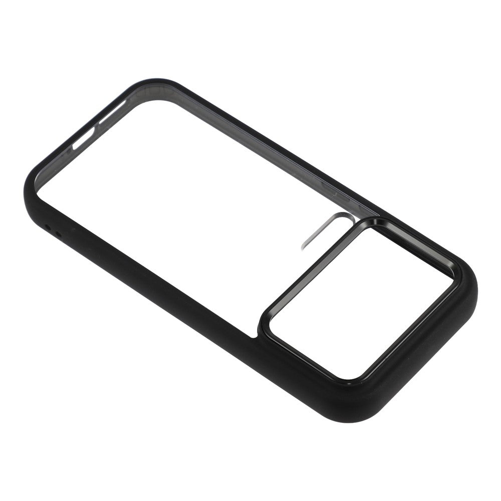 For Xiaomi 17 Pro Max Case Anti-Drop TPU + PC Clear Phone Back Cover - Black