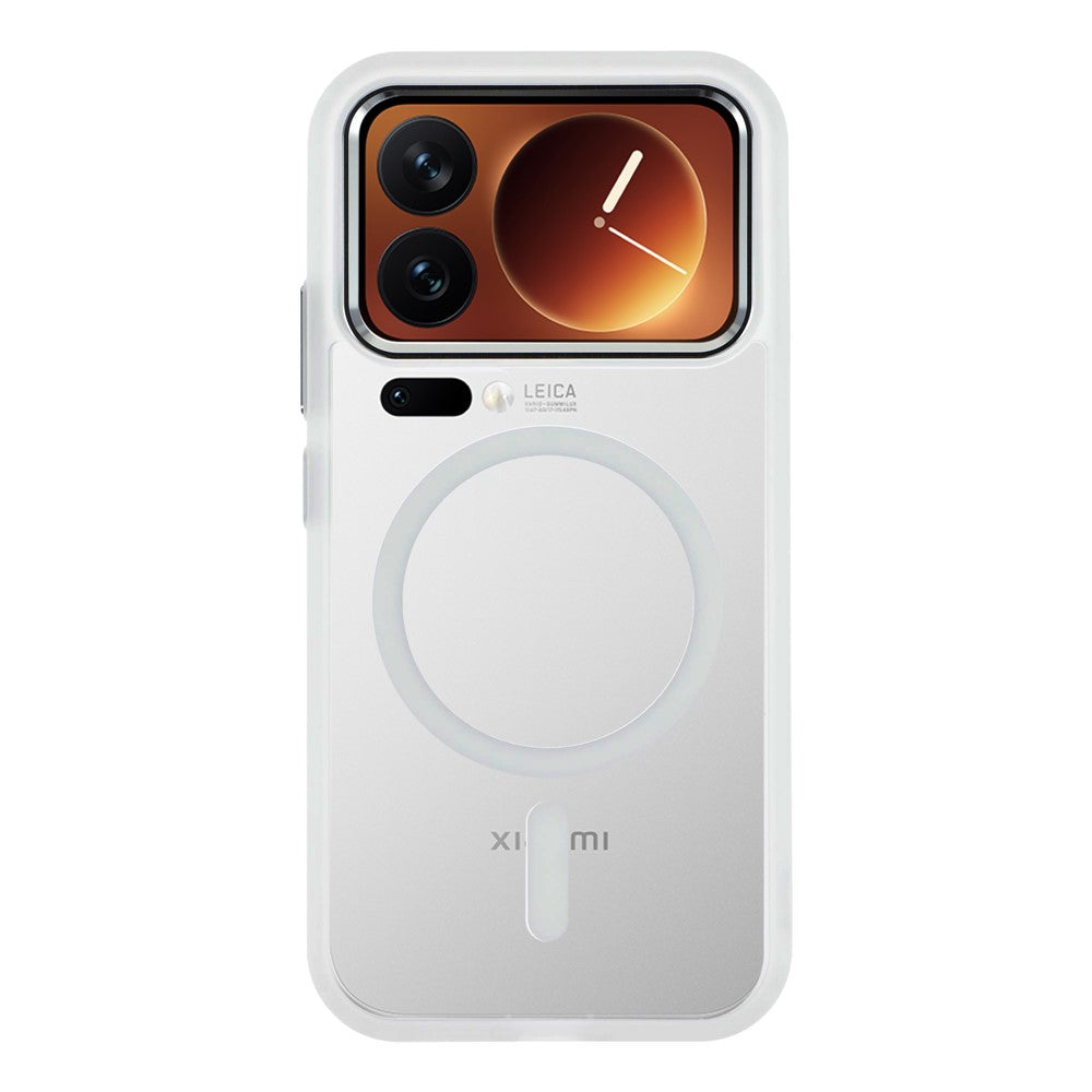For Xiaomi 17 Pro Max Magnetic Case Anti-Drop TPU + PC Phone Cover - Transparent