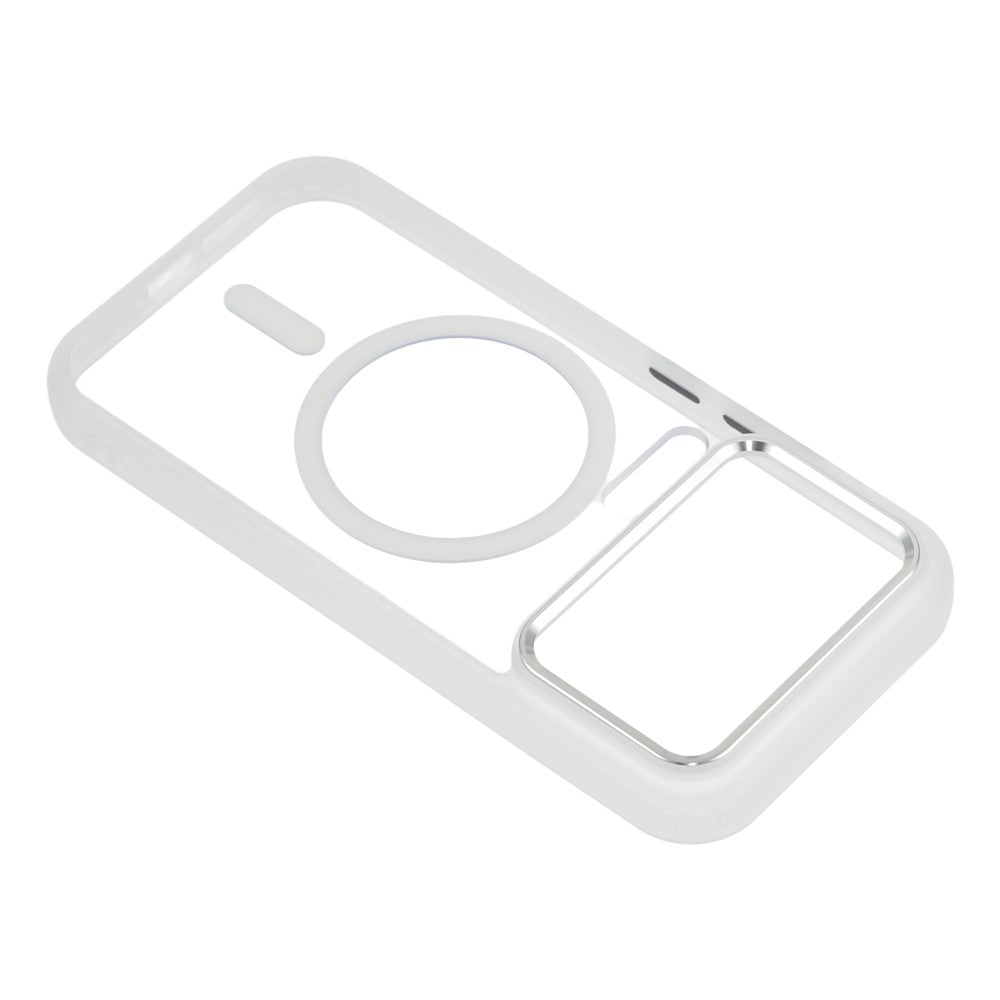 For Xiaomi 17 Pro Max Magnetic Case Anti-Drop TPU + PC Phone Cover - Transparent