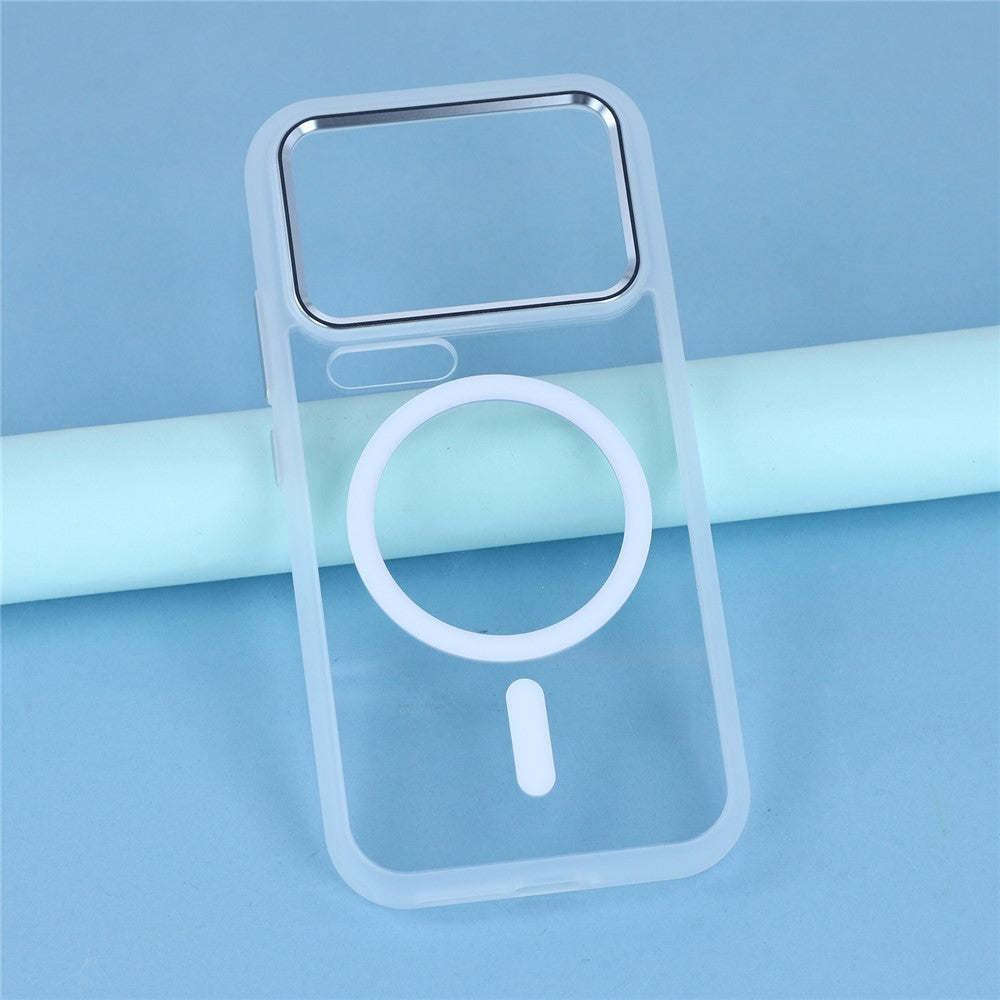For Xiaomi 17 Pro Max Magnetic Case Anti-Drop TPU + PC Phone Cover - Transparent