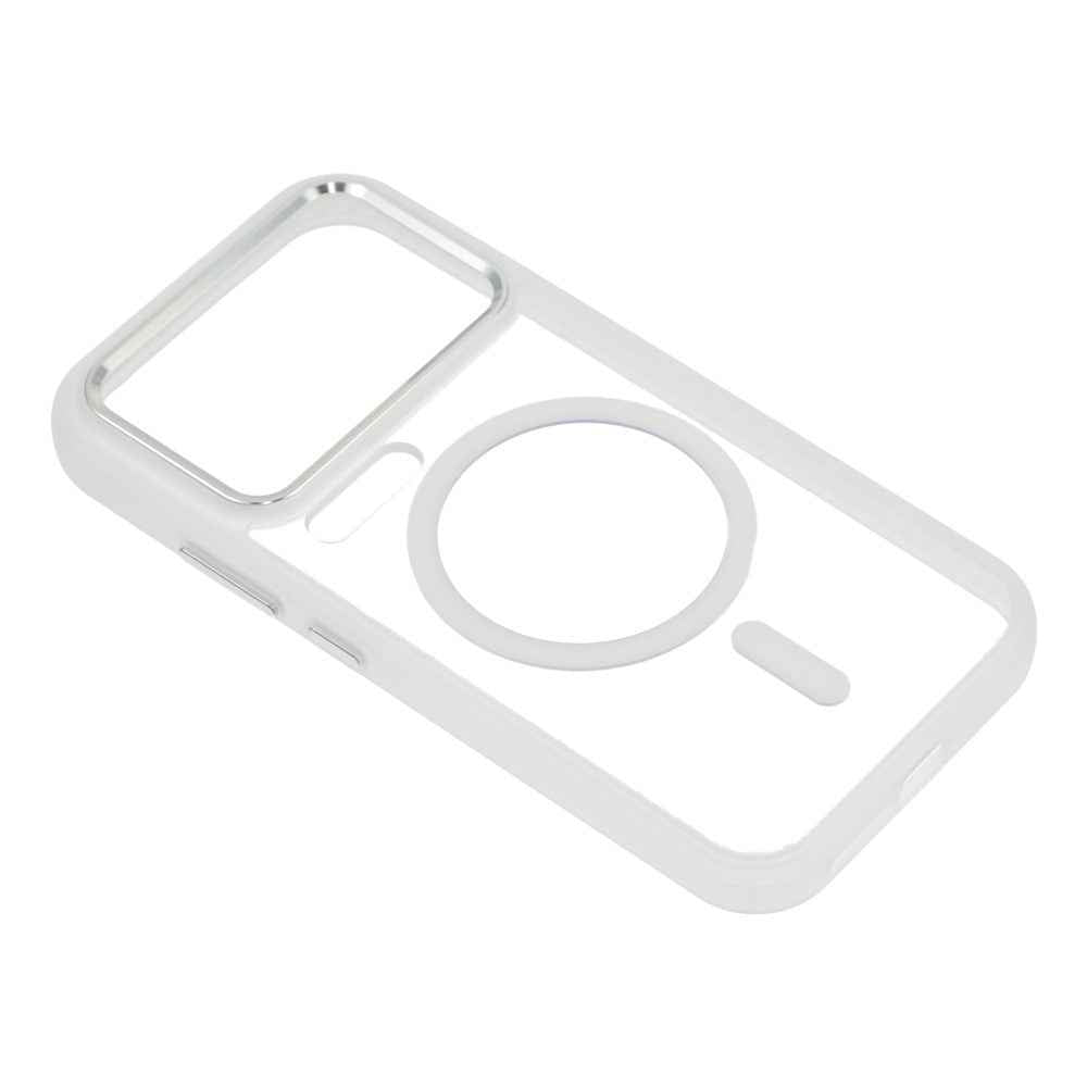 For Xiaomi 17 Pro Magnetic Case Anti-Drop TPU + PC Phone Cover - Transparent