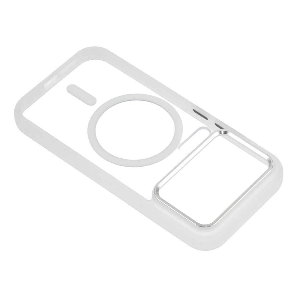 For Xiaomi 17 Pro Magnetic Case Anti-Drop TPU + PC Phone Cover - Transparent