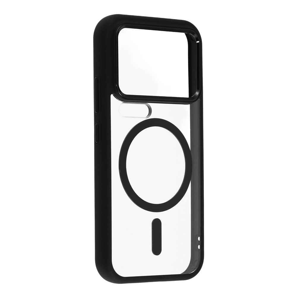 For Xiaomi 17 Pro Magnetic Case Anti-Drop TPU + PC Phone Cover - Black