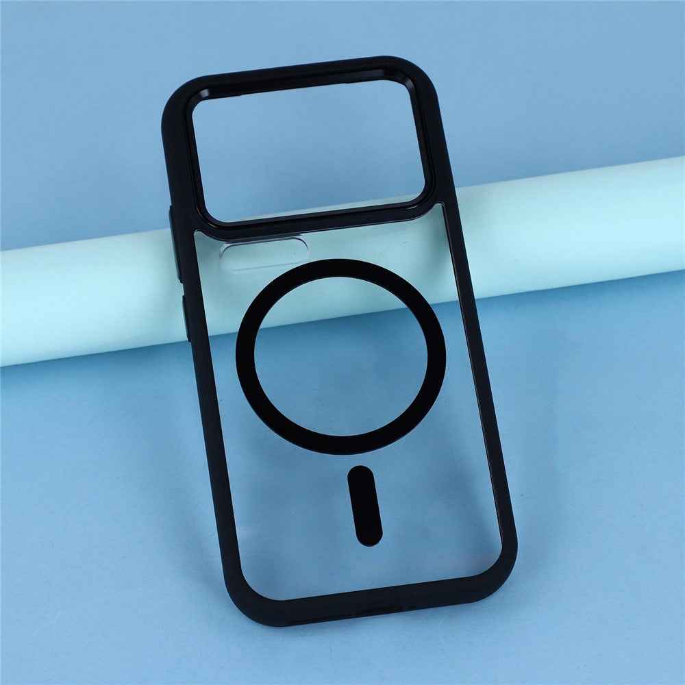 For Xiaomi 17 Pro Magnetic Case Anti-Drop TPU + PC Phone Cover - Black