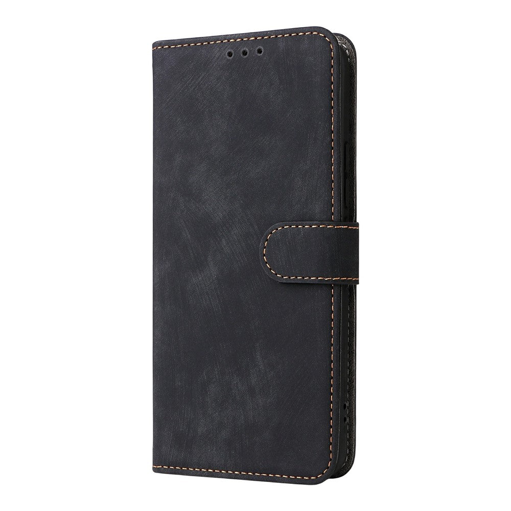 For Xiaomi Redmi Note 15 Pro 4G (Global) Case Wallet RFID Blocking PU Leather Phone Cover Stand with Strap - Black