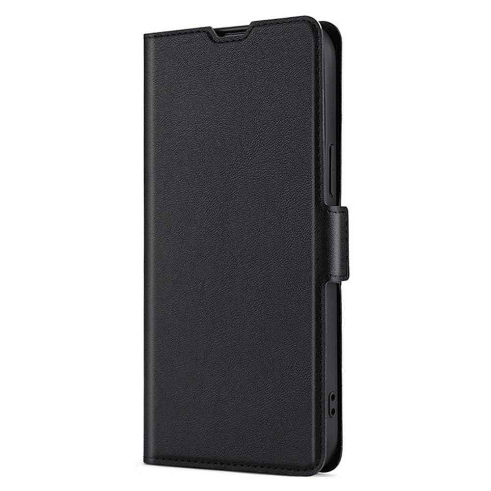 For Xiaomi 17 Pro Case Card Holder PU Leather Phone Cover - Black