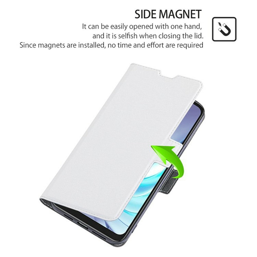 For Xiaomi 17 Pro Max Case Card Holder PU Leather Phone Cover - White