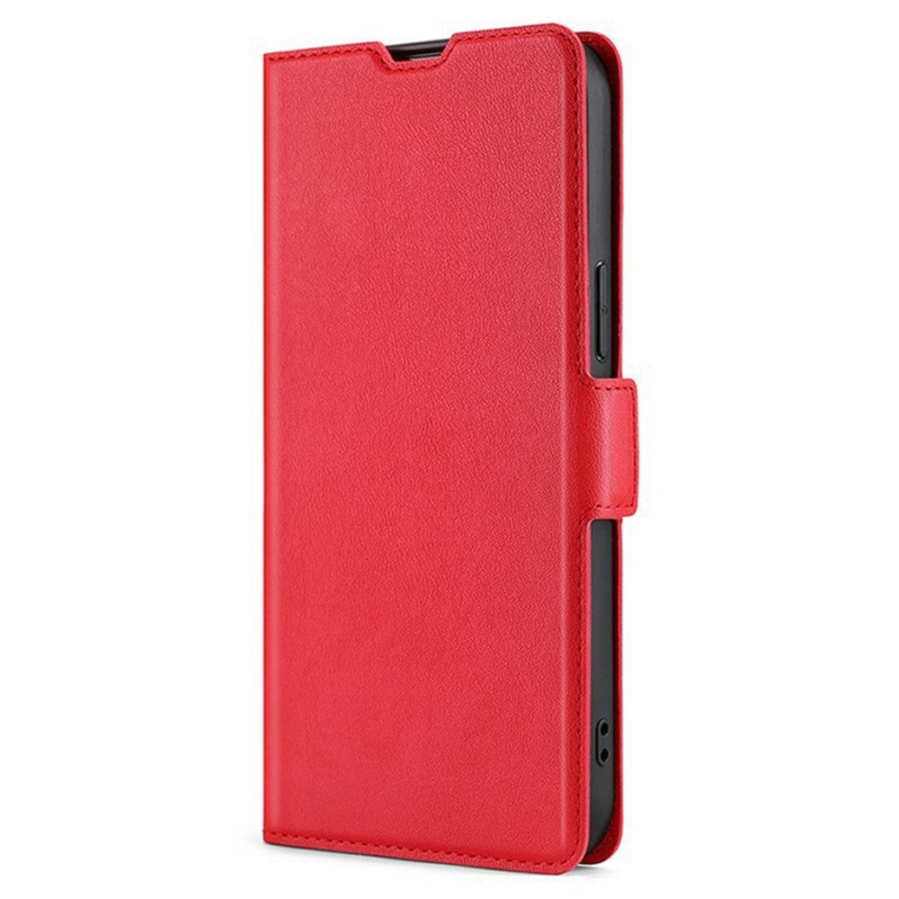 For Xiaomi 17 Pro Max Case Card Holder PU Leather Phone Cover - Red
